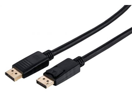 C-TECH Kabel DisplayPort 1.2, 4K@60Hz, M/M, 1m