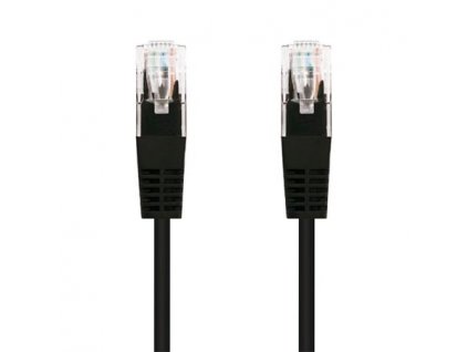 C-TECH Kabel patchcord Cat5e, UTP, černý, 0,25m