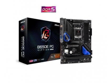 ASROCK B650E PG RIPTIDE WIFI (AM5, amd B650, 4xDDR5, PCIE 5.0, HDMI, 4xSATA3 +2xM.2, USB3.2 G2, GLAN 2,5G, ATX)