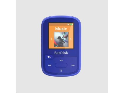 SanDisk Clip Sport Plus MP3 Player 32GB, Modrá