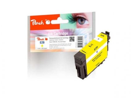 Peach Epson Inkoustová náplň T2984, No. 29, 3,8ml, kompatibilní - žlutá