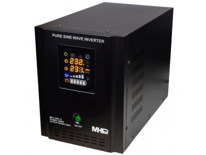 MHPower záložní zdroj MPU-1600-12, UPS, 1600W, čistý sinus, 12V