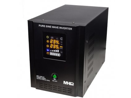 MHPower záložní zdroj MPU-1800-24, UPS, 1800W, čistý sinus, 24V