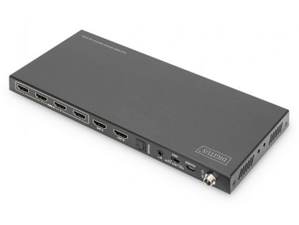 DIGITUS 4x2 HDMI Matrix Switch, 4K/60Hz Scaler, EDID, ARC, HDCP 2.2, 18 Gbps DS-55509