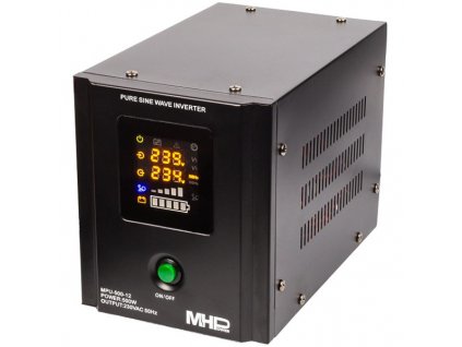 MHPower záložní zdroj MPU-500-12, UPS, 500W, čistý sinus, 12V