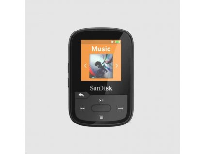 SanDisk Clip Sport Plus MP3 Player 32GB, Černá