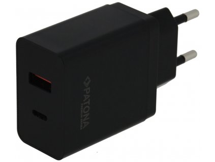 PATONA napájecí adaptér Power delivery 36W 1xUSB-C/1xUSB-A -PD 3.0