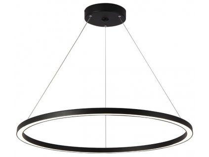 IMMAX NEO FINO SMART závěsné svítidlo 1 kruh, 80cm, 60W, černé, Zigbee 3.0, TUYA