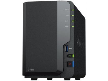 Synology DS223 2x SATA, 2GB RAM, 3x USB 3.2, 1x GbE