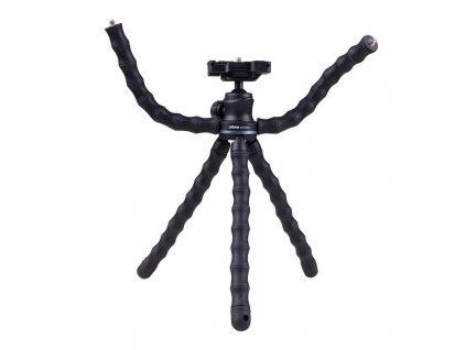 Doerr OCTOPUS Vlogging stativ (29-28,5 cm, 414 g, max.2kg, kul.hlava, 5 flexi ramen, černý)