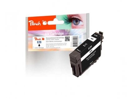 Peach Epson Inkoustová náplň T2981, No. 29, 6,2ml, kompatibilní - černá