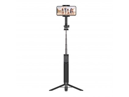 Selfie tyč FIXED Snap XL s tripodem a bezdrátovou spouští, 1/4" šroub, černá