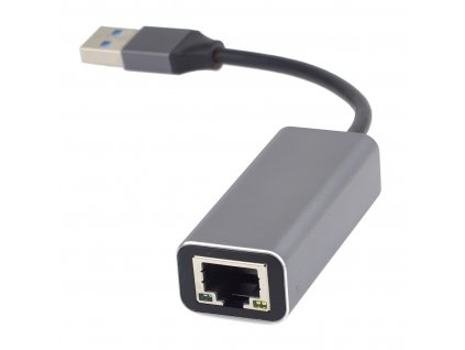 PremiumCord adaptér USB3.0 -> LAN RJ45 ETHERNET 10/100/1000 MBIT Aluminium