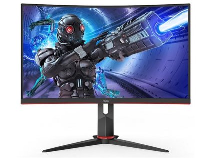 AOC LCD herní C27G2ZE 27" zakřivený VA/1920x1080@240Hz/50m:1/300cd/0,5ms/2xHDMI/DP/Repro/VESA