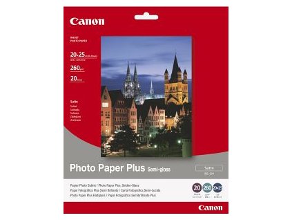 Canon fotopapír SG-201 - 20x25cm (8x10inch) - 260g/m2 - 20 listů - pololesklý