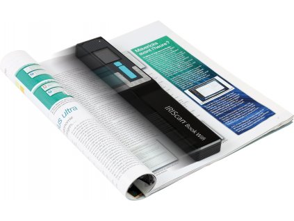 IRIScan Book 5 Wifi skener, A4, přenosný,barevný, 1200 dpi , s baterií, USB, micro SD, 1,5" display, Wifi