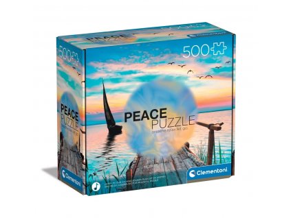 Puzzle Clementoni 500 dílků Peace - Peaceful Wind
