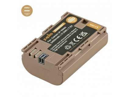 Baterie Jupio LP-E6NH *ULTRA C* 2400mAh s USB-C vstupem pro nabíjení