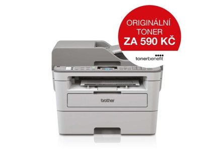 Brother MFC-B7715DW TONER BENEFIT tiskárna PCL 34 str./min, kopírka, skener, USB, duplexní tisk, LAN, WiFi, ADF, FAX