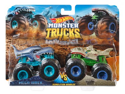 Hračka Mattel Hot Wheels Monster Trucks Demoliční Duo Asst