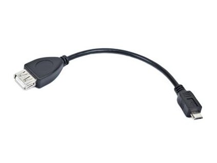 GEMBIRD Kabel USB AF/micro BM, OTG, 15cm, pro tablety a smartphone