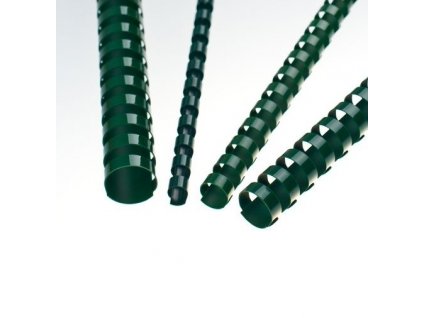 Plastové hřbety 12,5 zelené 100ks lamre21dr12v