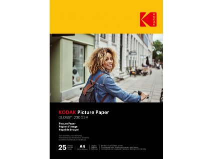 Fotopapír Kodak Picture High Gloss (230g/m2) A4 25 listů