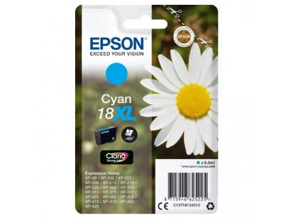 Epson inkoustová náplň/ T1812/ Singlepack 18XL Claria Home Ink/ azurová