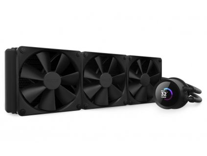 NZXT vodní chladič Kraken 360 / 3x120mm fan / 4-pin PWM / LCD disp. / 6 let