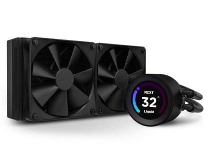 NZXT vodní chladič Kraken 240 ELITE / 2x120mm fan / 4-pin PWM / LCD disp. / 6 let