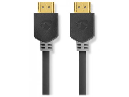 NEDIS High Speed HDMI 2.0 kabel s ethernetem/ 4K@60Hz/ zlacené konektory HDMI-HDMI/ antracit/ box/ 10m