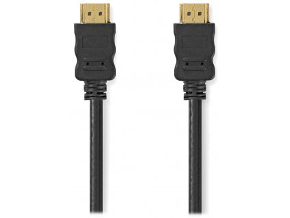 NEDIS High Speed HDMI 1.4 kabel s ethernetem/ 4K@30Hz/ zlacené konektory HDMI-HDMI/ černý/ bulk/ 1m