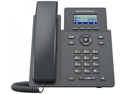 Grandstream GRP2601P/ VoIP telefon/ 2,21" grafický barevný display/ 2x SIP/ 2x LAN/ PoE