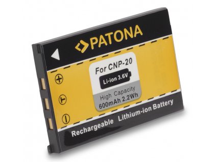 PATONA baterie pro foto Casio NP-20 600mAh