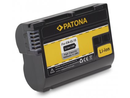 PATONA baterie pro foto Nikon EN-EL15 1600mAh