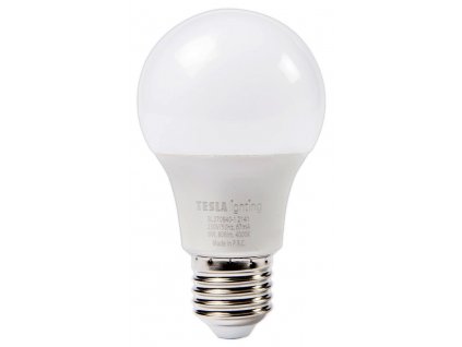 Tesla LED žárovka BULB E27/8W/230V/806lm/25 000h/4000K denní bílá/220st