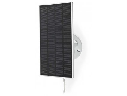 NEDIS solární panel/ 5,3 V DC/ 0,5 A A/ micro USB/ délka kabelu 3 m/ příslušenství pro WIFICBO30WT/ černý