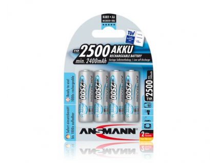 Ansmann akumulátor AA NiMH 2500 mAh (4 ks) maxE