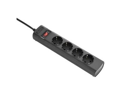 APC Power strip PZ42IZ-GR vstup C14 výstup 4 x kabel Schuko 1,5 m, zamykání ,