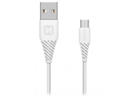 Swissten Datový Kabel Usb / Micro Usb 1,5 M Bílý (9Mm)