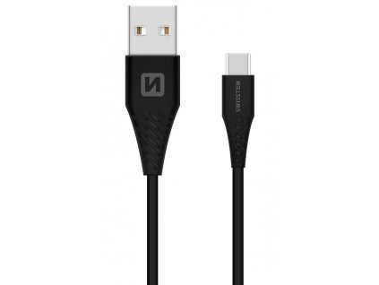 Swissten Datový Kabel Usb / Usb-C Černý 1,5M (9Mm)