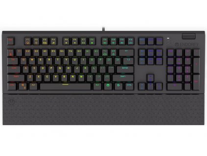 Endorfy herní klávesnice Omnis Kailh BR RGB / USB / brown switch / drátová /mechanická/US layout/černá RGB