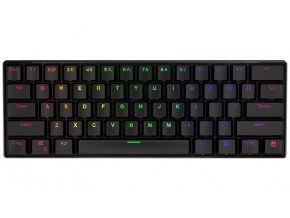 Endorfy herní klávesnice Thock Compact BLK RGB /USB/ black sw. / bezdrátová / mechanická / US layout / mini /černá RGB