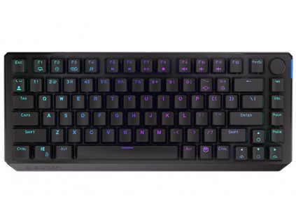 Endorfy herní klávesnice Thock 75% Wireless Black /RGB/ black sw. / bezdrátová / mechanická / US lay. / zkrácená /černá