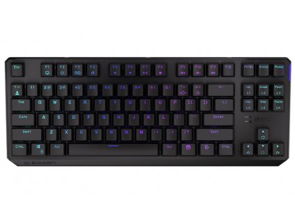 Endorfy herní klávesnice Thock TKL Wireless Red / RGB / red sw. / bezdrátová / mechanická / US layout / černá