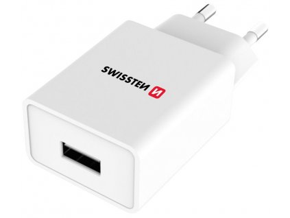 Swissten Síťový Adaptér Smart Ic 1X Usb 1A Power Bílý