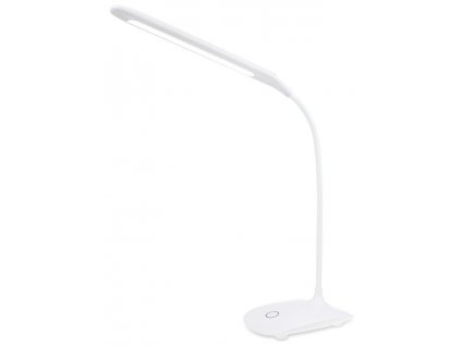 Colorway stolní LED lampa / CW-DL07FB-W/ Flexible 360°/ Integrovaná baterie / Bílá