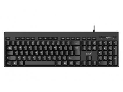 GENIUS KB-116/ Drátová/ USB/ černá/ CZ+SK layout