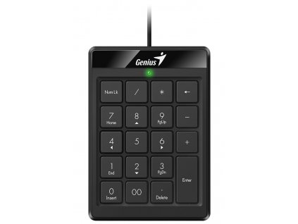 GENIUS NumPad 110/ Drátová/ USB/ slim design/ černá