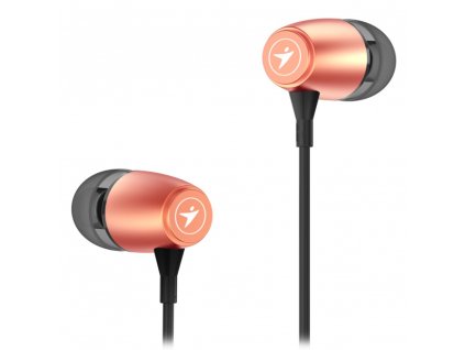 GENIUS headset HS-M318 METALLIC GOLD/ zlatá/ 4pin 3,5 mm jack